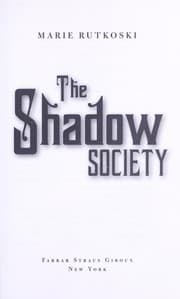 Tapa de The shadow society