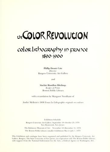 Tapa de The color revolution