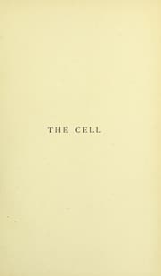 Tapa de The cell : outlines of general anatomy and physiology