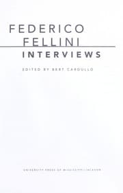 Tapa de Federico Fellini