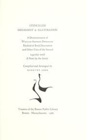 Tapa de Stencilled ornament & illustration