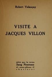 Tapa de Visite a Jacques Villon