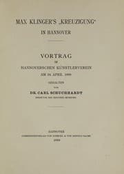 Tapa de Max Klinger's "Kreuzigung" in Hannover