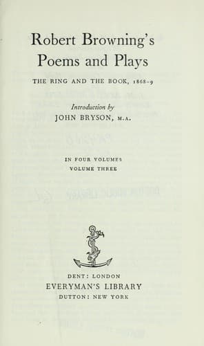 Tapa de The ring and the book, 1868-9