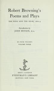 Tapa de The ring and the book, 1868-9