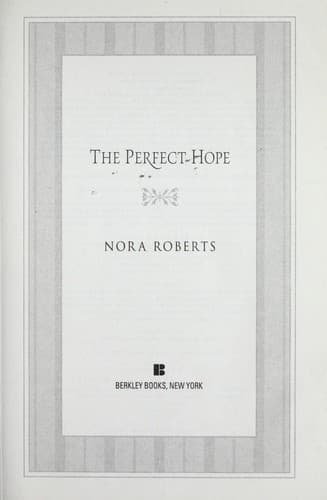 Tapa de The Perfect Hope