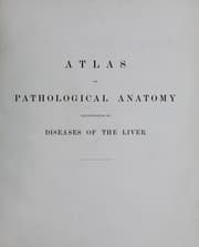 Tapa de Atlas of pathological anatomy