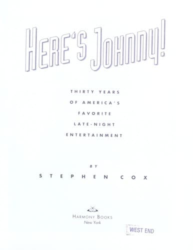 Tapa de Here's Johnny!