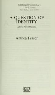Tapa de A question of identity