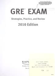 Tapa de GRE exam