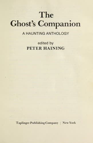 Tapa de The Ghost's companion