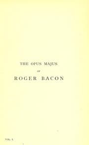 Tapa de Opus majus