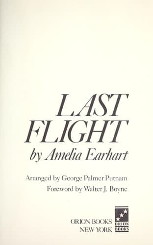 Tapa de Last flight