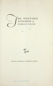 Tapa de The vegetable kingdom