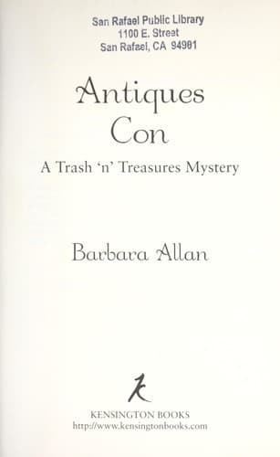Tapa de Antiques con