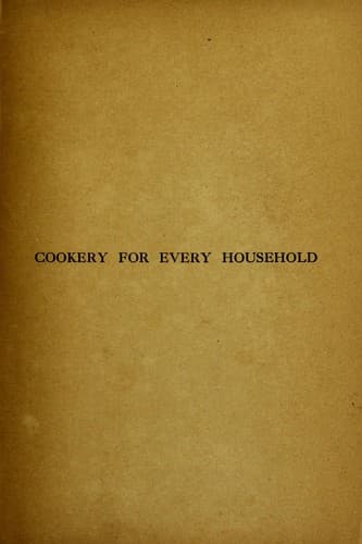 Tapa de Cookery for every household