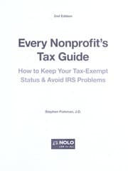Tapa de Every nonprofit's tax guide