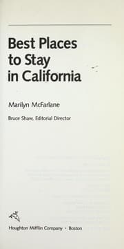 Tapa de Best Places to Stay in California
