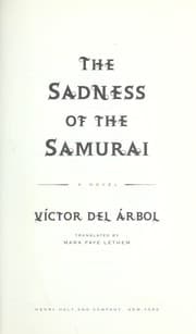 Tapa de The sadness of the samurai