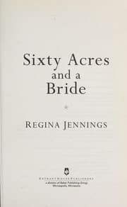 Tapa de Sixty acres and a bride