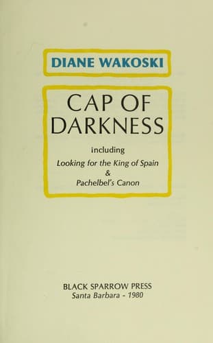 Tapa de Cap of darkness