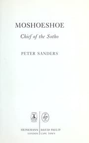 Tapa de Moshoeshoe, chief of the Sotho