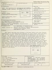 Tapa de Trip, the transportation remuneration and incentive program in West Virginia, 1974-1979