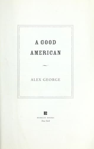Tapa de A good American