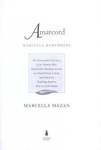 Tapa de Amarcord, Marcella remembers