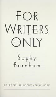 Tapa de For writers only