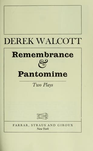 Tapa de Remembrance and Pantomime
