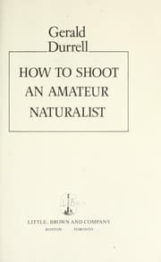 Tapa de How to shoot an amateur naturalist