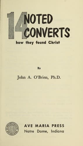 Tapa de 14 noted converts