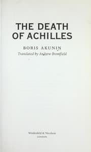 Tapa de DEATH OF ACHILLES; TRANS. BY ANDREW BROMFIELD