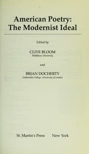Tapa de American poetry--the modernist ideal