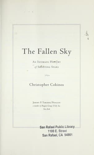 Tapa de The fallen sky
