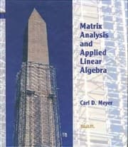 Tapa de Matrix Analysis and Applied Linear Algebra