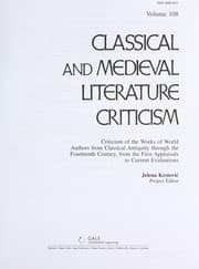 Tapa de Classical and medieval literature criticism