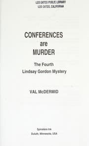 Tapa de Conferences are murder