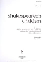 Tapa de Shakespearean Criticism