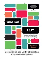 Tapa de They Say, I Say