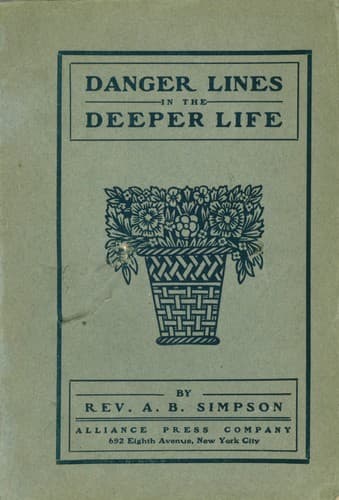 Tapa de Danger Lines in the Deeper Life