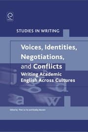 Tapa de Voices, identities, negotiations, and conflicts writing academic English across cultures
