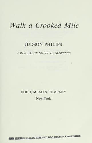 Tapa de Walk a crooked mile