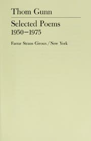 Tapa de Selected poems, 1950-1975