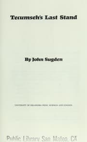 Tapa de Tecumseh's last stand