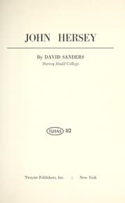 Tapa de John Hersey