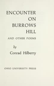 Tapa de Encounter on Burrows Hill and other poems