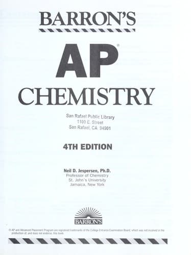 Tapa de Ap Chemistry 2008
