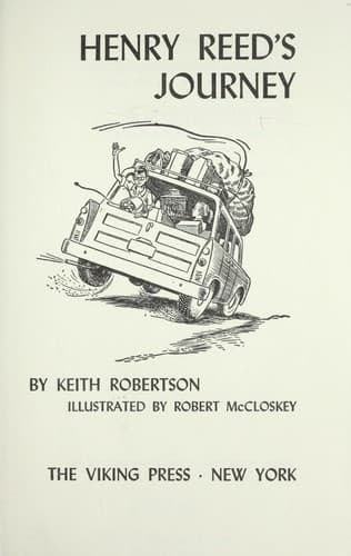 Tapa de Henry reed's journey
